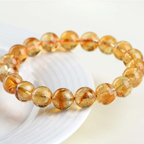 Citrine Pyramid Bracelet