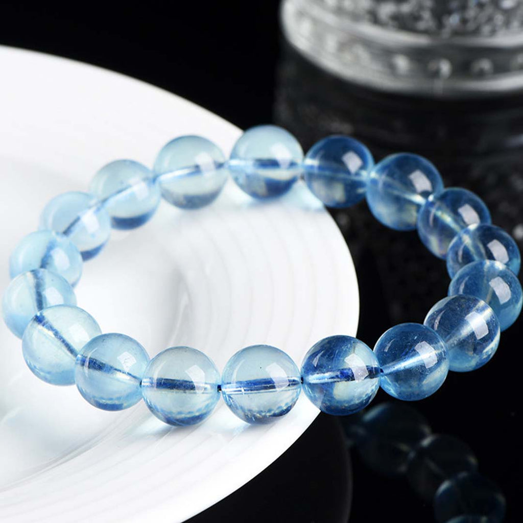 Extremely High Quality Ice Aquamarine Bracelet