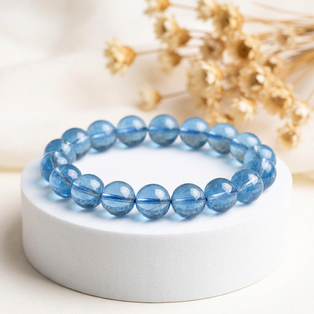 Extremely High Quality Ice Aquamarine Bracelet