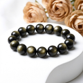 Gold Sheen Obsidian Bracelet