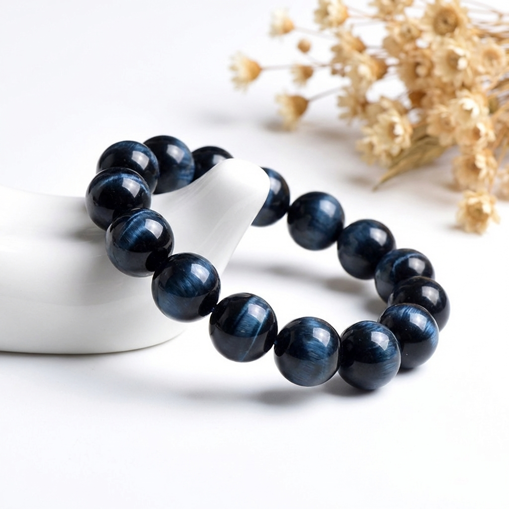 Lightning Blue Tiger's Eye Bracelet