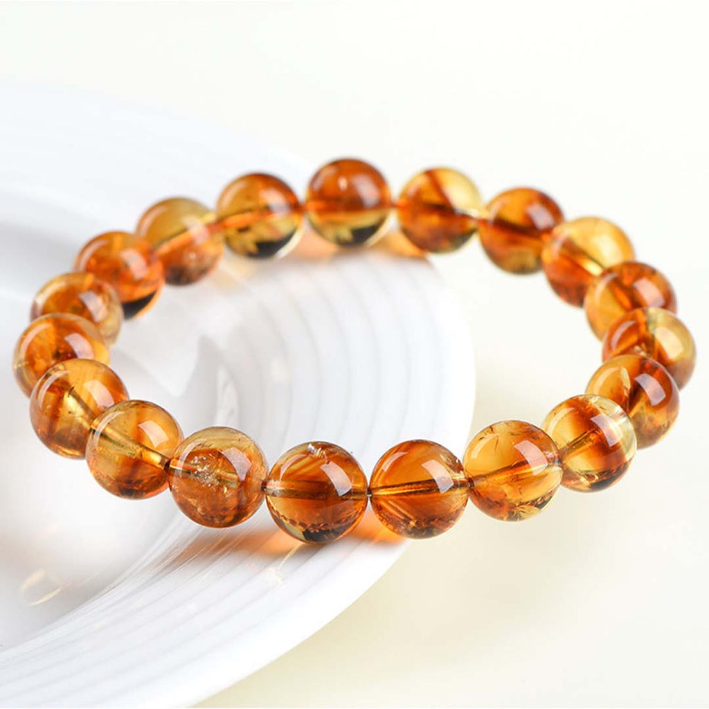 Premium Citrine Pyramid Bracelet