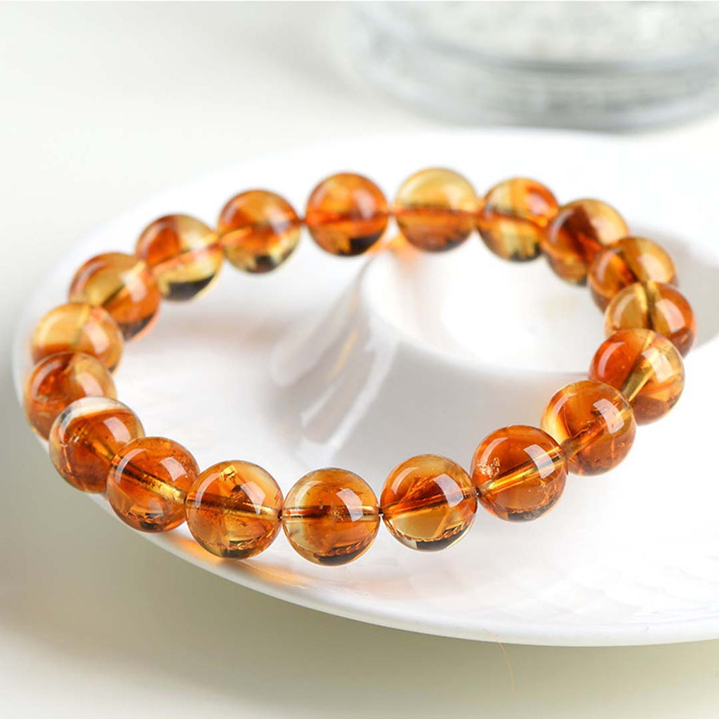 Premium Citrine Pyramid Bracelet