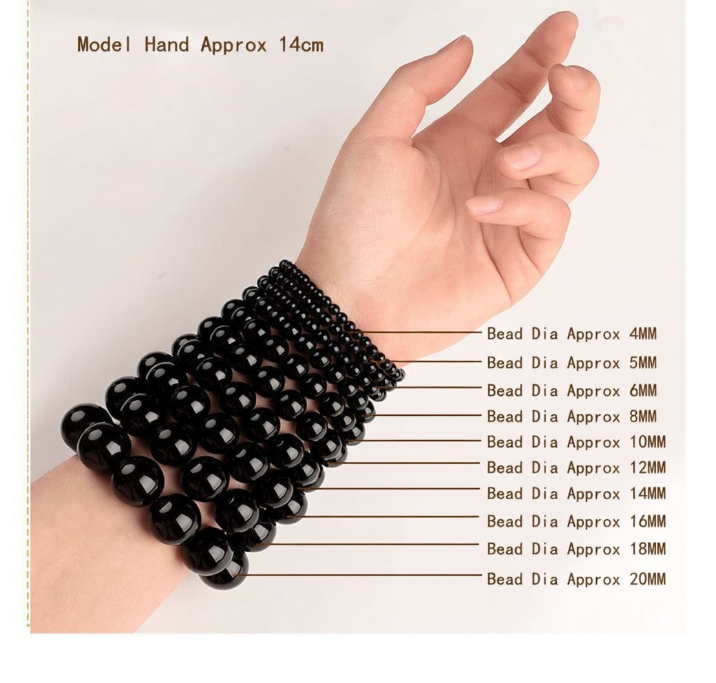 Black Rutilated Quartz Bracelet