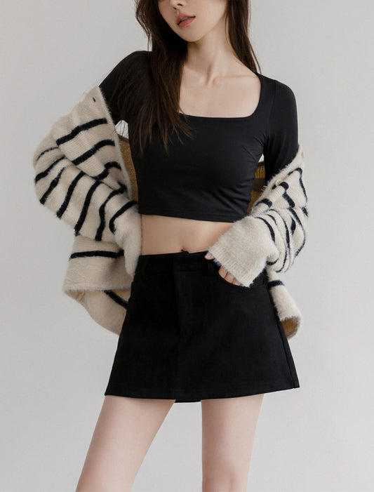 Thermal Built-in Bra Long Sleeve Top